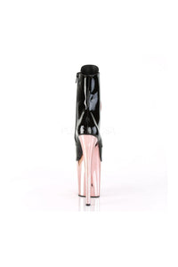 Pleaser FLAMINGO-1020 Platform Ankle Boot in Black Patent