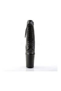 Pleaser FLAMINGO-1020 Platform Boot in Black Faux Leather