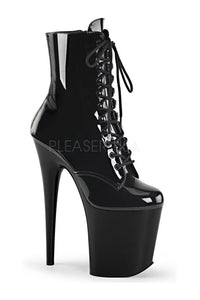 Pleaser FLAMINGO-1020 Platform Boot in Black Patent from SexyShoes.com