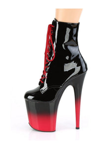 Pleaser FLAMINGO-1020BR-H Exotic Boot in Black Patent
