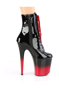 Pleaser FLAMINGO-1020BR-H Exotic Boot in Black Patent