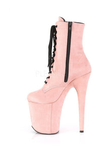 Pleaser FLAMINGO-1020FS Platform Ankle Boot in Fuchsia Faux Leather