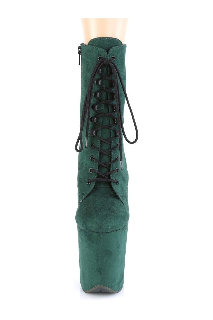 Pleaser FLAMINGO-1020FS Exotic Boot in Clear Vinyl