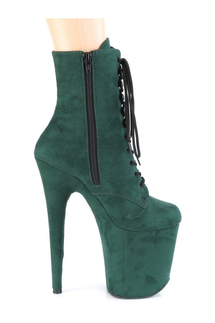 Pleaser FLAMINGO-1020FS Exotic Boot in Clear Vinyl