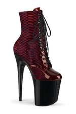 FLAMINGO-1020SP Exotic Boot | Red Patent