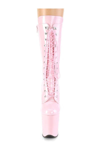 Pleaser FLAMINGO-1050 Exotic Boot in Pink Patent