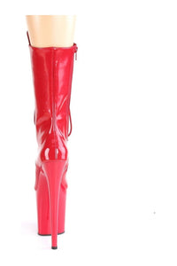 Pleaser FLAMINGO-1050 Exotic Boot in Red Patent