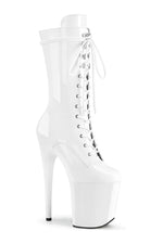 FLAMINGO-1050 Exotic Boot | White Patent