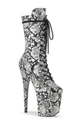 FLAMINGO-1050SP Exotic Boot | Black Faux Leather