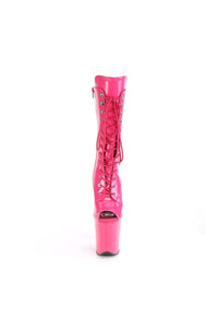 Pleaser FLAMINGO-1051 Exotic Boot in Fuchsia Patent