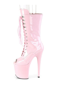 Pleaser FLAMINGO-1051 Exotic Boot in Pink Patent