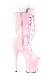 Pleaser FLAMINGO-1051 Exotic Boot in Pink Patent