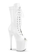 FLAMINGO-1051 Exotic Boot | White Patent