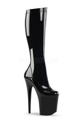 FLAMINGO-2000 Platform Boot  | Black Patent