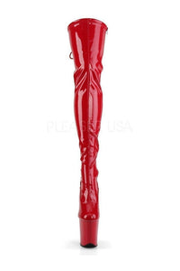 Pleaser FLAMINGO-3063 Platform Boot in Red Patent