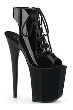 FLAMINGO-800-20 Platform Ankle Boot | Black Patent