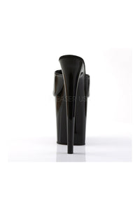 Pleaser FLAMINGO-801 Platform Slide in Black Patent
