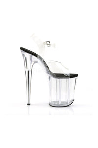 Pleaser FLAMINGO-808 Platform Sandal in Black Vinyl