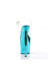 Pleaser FLAMINGO-808 Platform Sandal in Clear Vinyl