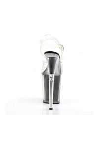 Pleaser FLAMINGO-808G Platform Sandal in Black Vinyl