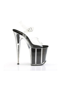 Pleaser FLAMINGO-808G Platform Sandal in Black Vinyl