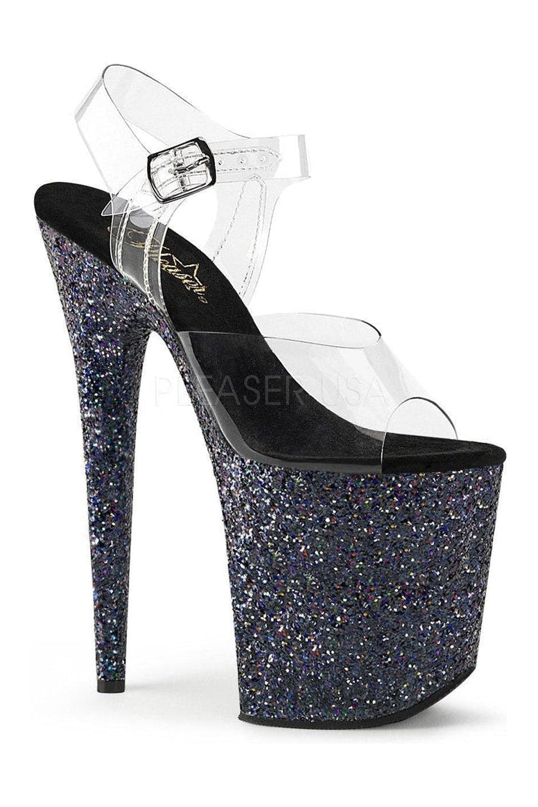 Pleaser Black Sandals Platform Stripper Shoes | Buy at Sexyshoes.com