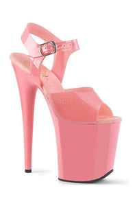 Pleaser FLAMINGO-808N Platform Sandal in Pink Faux Leather from SexyShoes.com