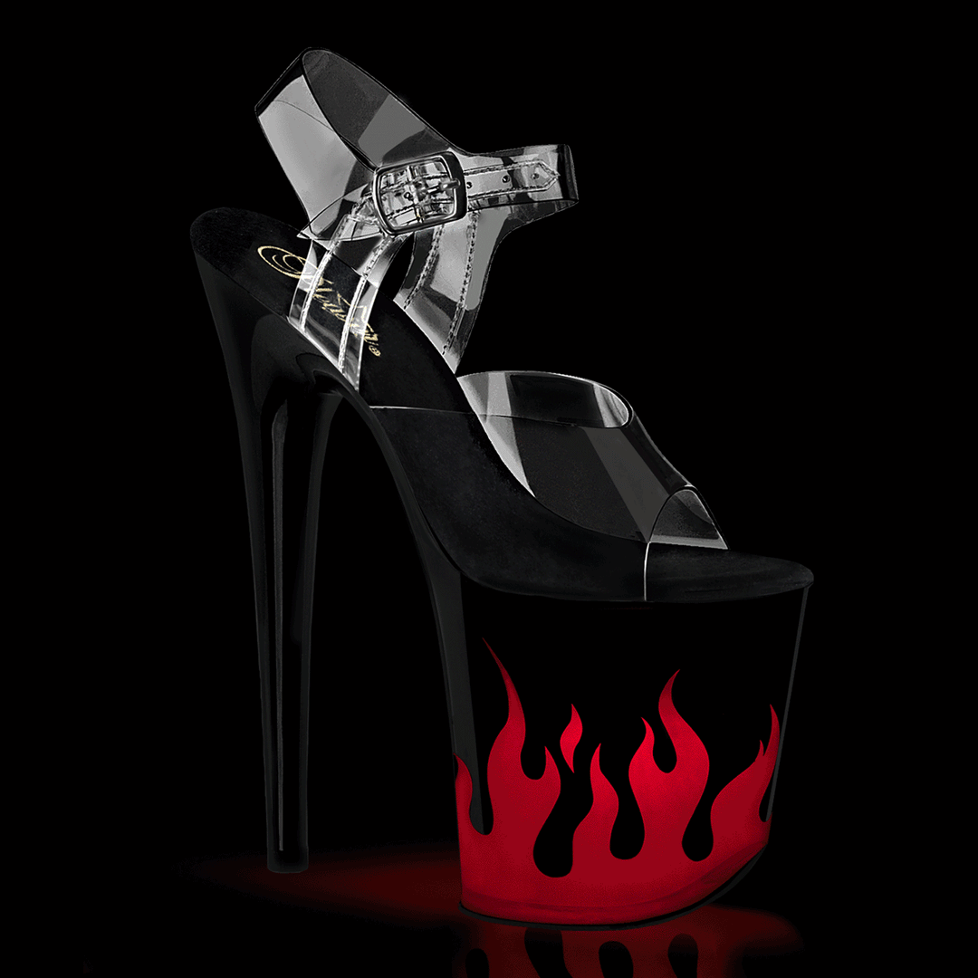 Pleaser Clear Sandals Platform Stripper Shoes | Buy at Sexyshoes.com
