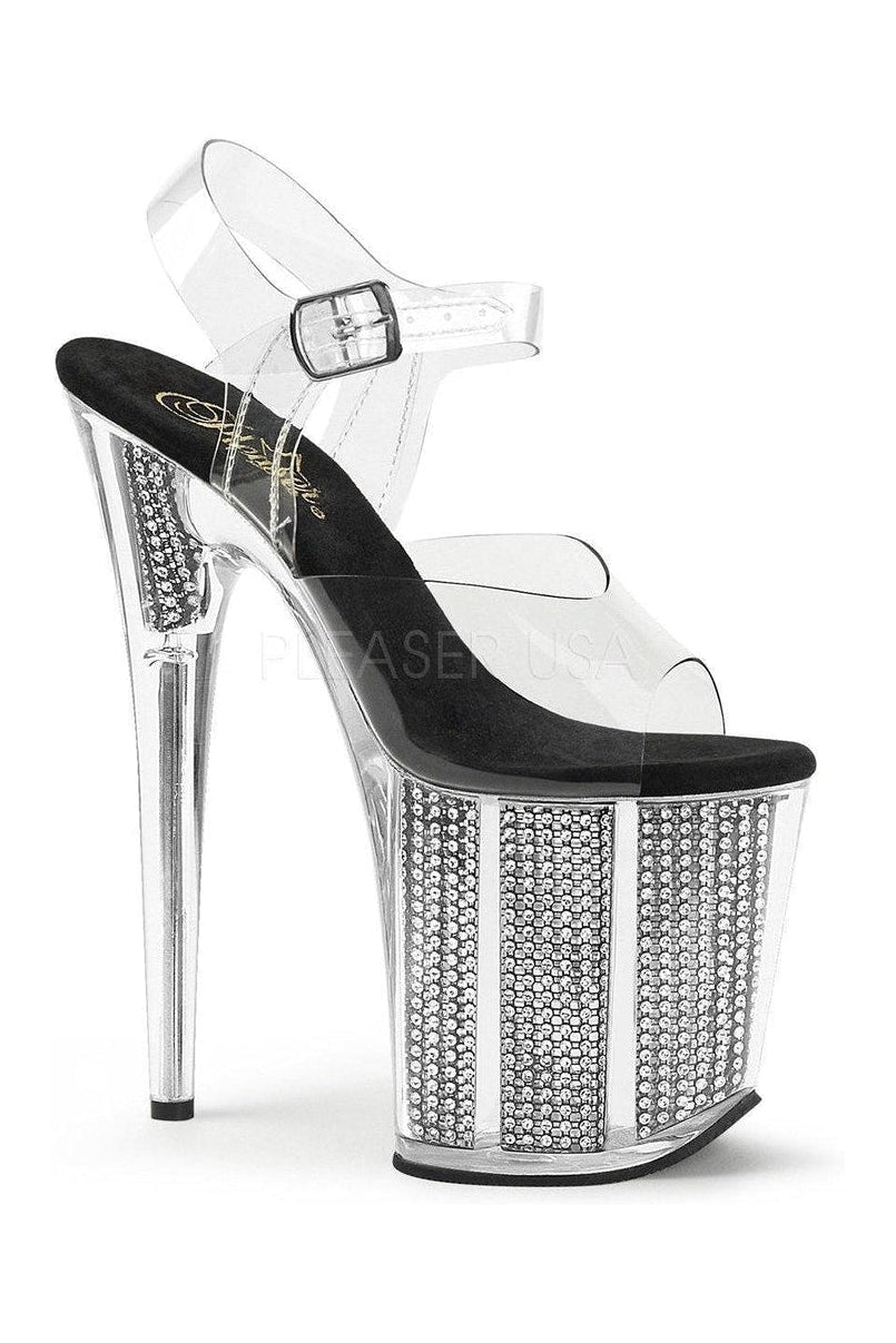 Pleaser Black Sandals Platform Stripper Shoes | Buy at Sexyshoes.com