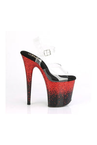 Pleaser FLAMINGO-808SS Exotic Sandal in Clear Vinyl