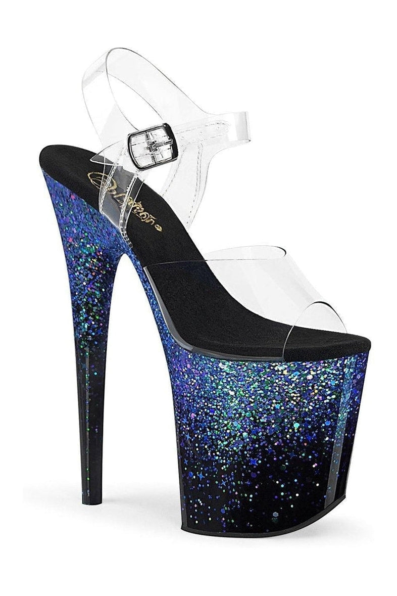 Pleaser Clear Sandals Platform Stripper Shoes | Buy at Sexyshoes.com