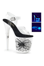 FLAMINGO-808SW Platform Sandal  | Clear Vinyl