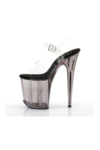 Pleaser FLAMINGO-808T Platform Sandal in Clear Vinyl