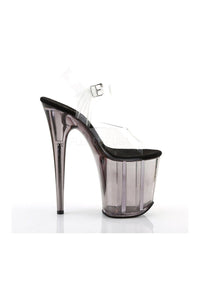 Pleaser FLAMINGO-808T Platform Sandal in Clear Vinyl