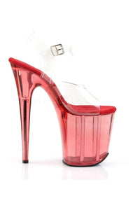 Pleaser FLAMINGO-808T Platform Sandal in Clear Vinyl