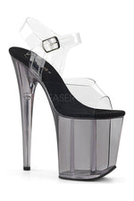 FLAMINGO-808T Platform Sandal  | Clear Vinyl
