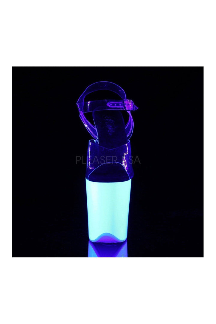 FLAMINGO-808UV Platform Sandal  | Clear Vinyl