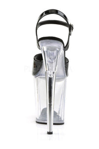 Pleaser FLAMINGO-809 Platform Sandal in Black Patent