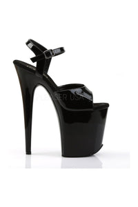Pleaser FLAMINGO-809 Platform Sandal in Black Patent