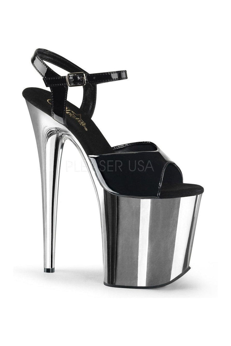 Pleaser Black Sandals Platform Stripper Shoes | Buy at Sexyshoes.com