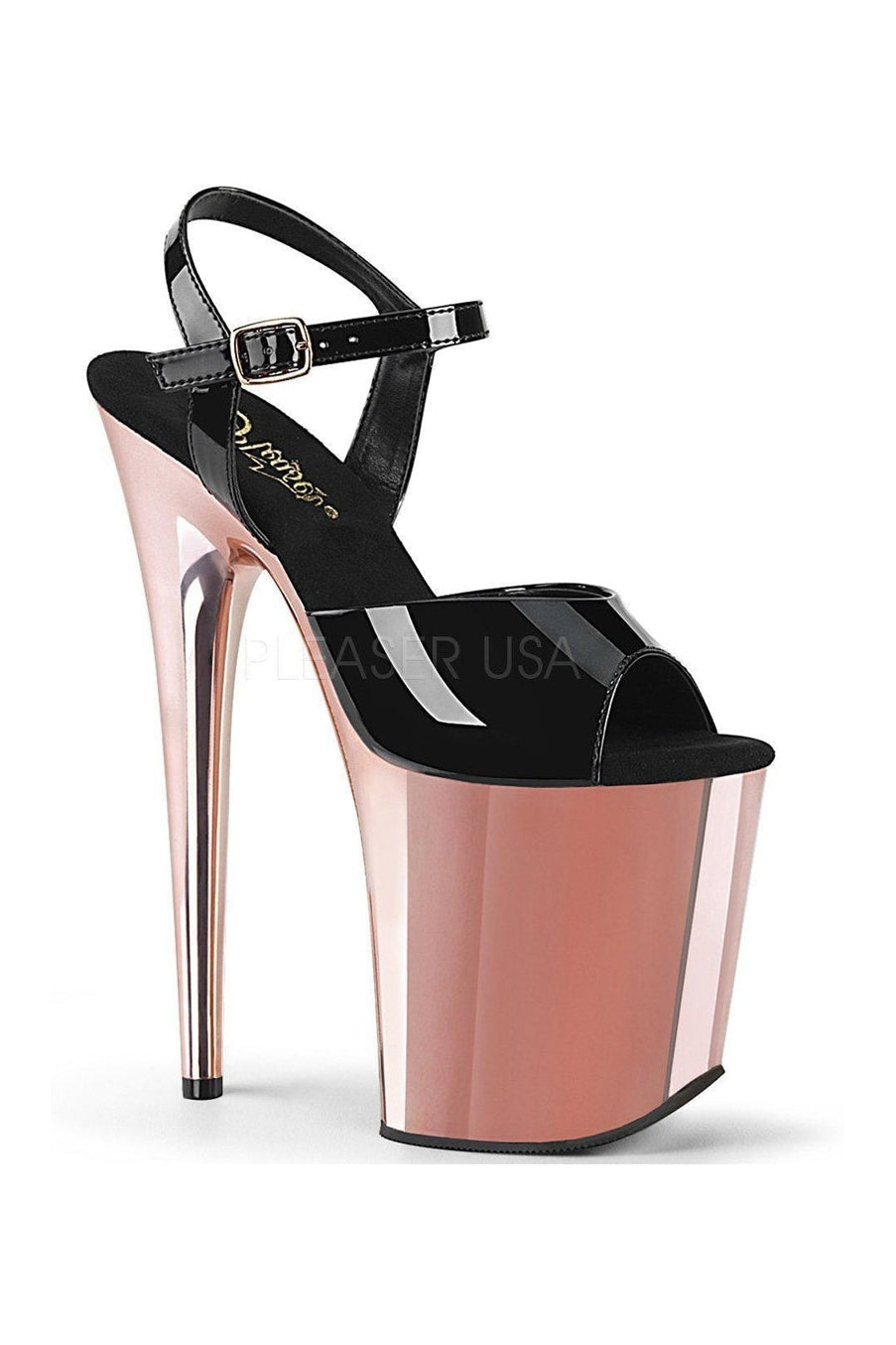 Pleaser Black Sandals Platform Stripper Shoes | Buy at Sexyshoes.com