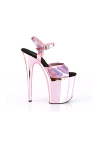 Pleaser FLAMINGO-809HG Exotic Platform Sandal in Pink Faux Leather