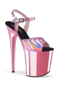 Pleaser FLAMINGO-809HG Exotic Platform Sandal in Pink Faux Leather from SexyShoes.com