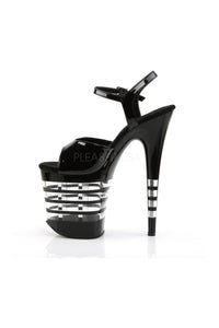 Pleaser FLAMINGO-809LN Platform Sandal in Black Patent