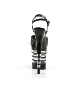 Pleaser FLAMINGO-809LN Platform Sandal in Black Patent