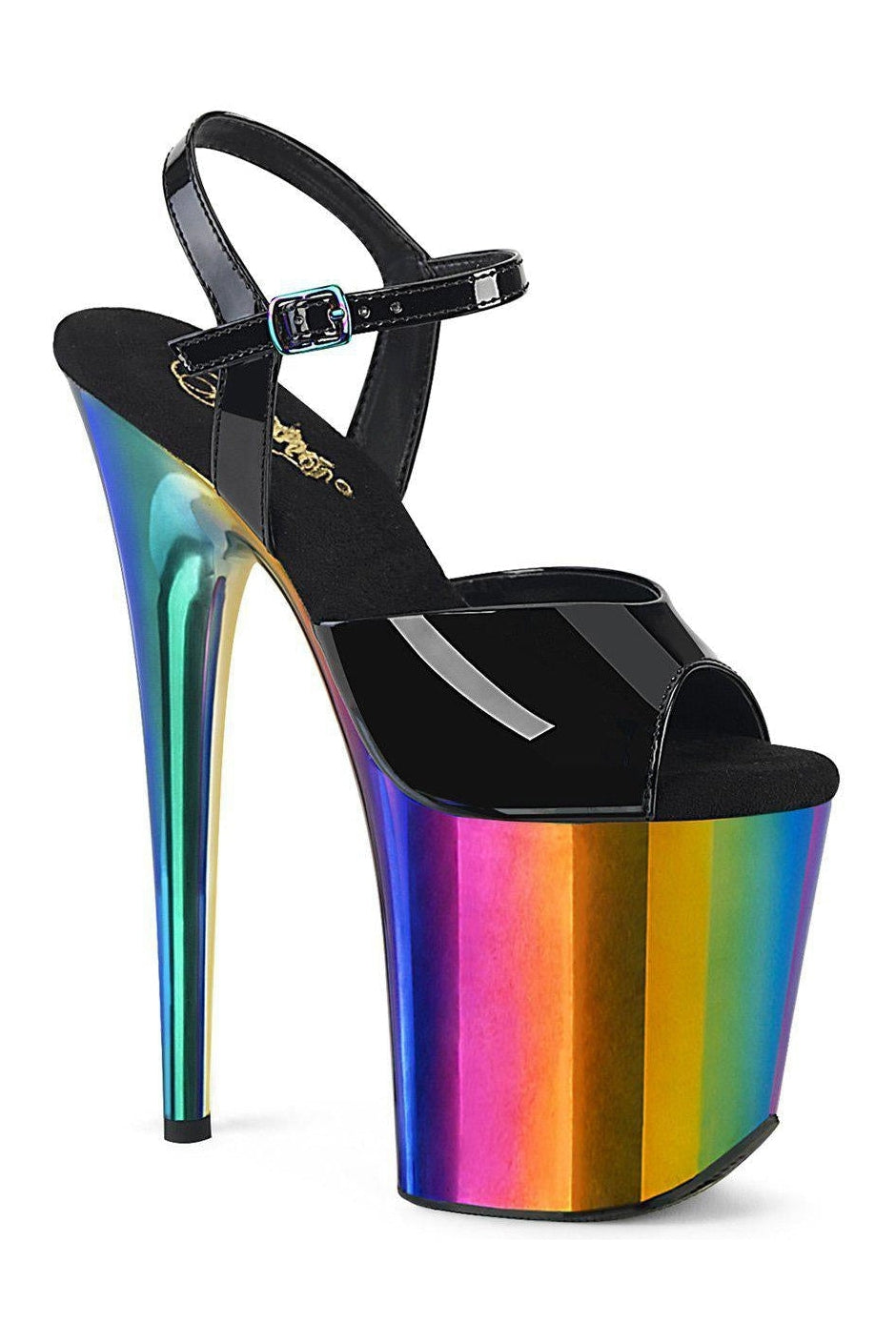 Pleaser Black Sandals Platform Stripper Shoes | Buy at Sexyshoes.com