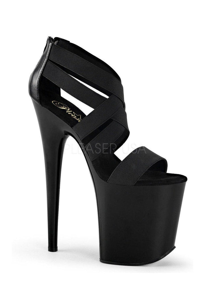 Pleaser Black Sandals Platform Stripper Shoes | Buy at Sexyshoes.com