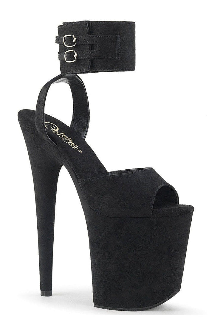 Pleaser Black Sandals Platform Stripper Shoes | Buy at Sexyshoes.com