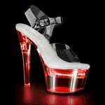 SS-FLASHDANCE-708 Platform Sandal  | Clear Vinyl