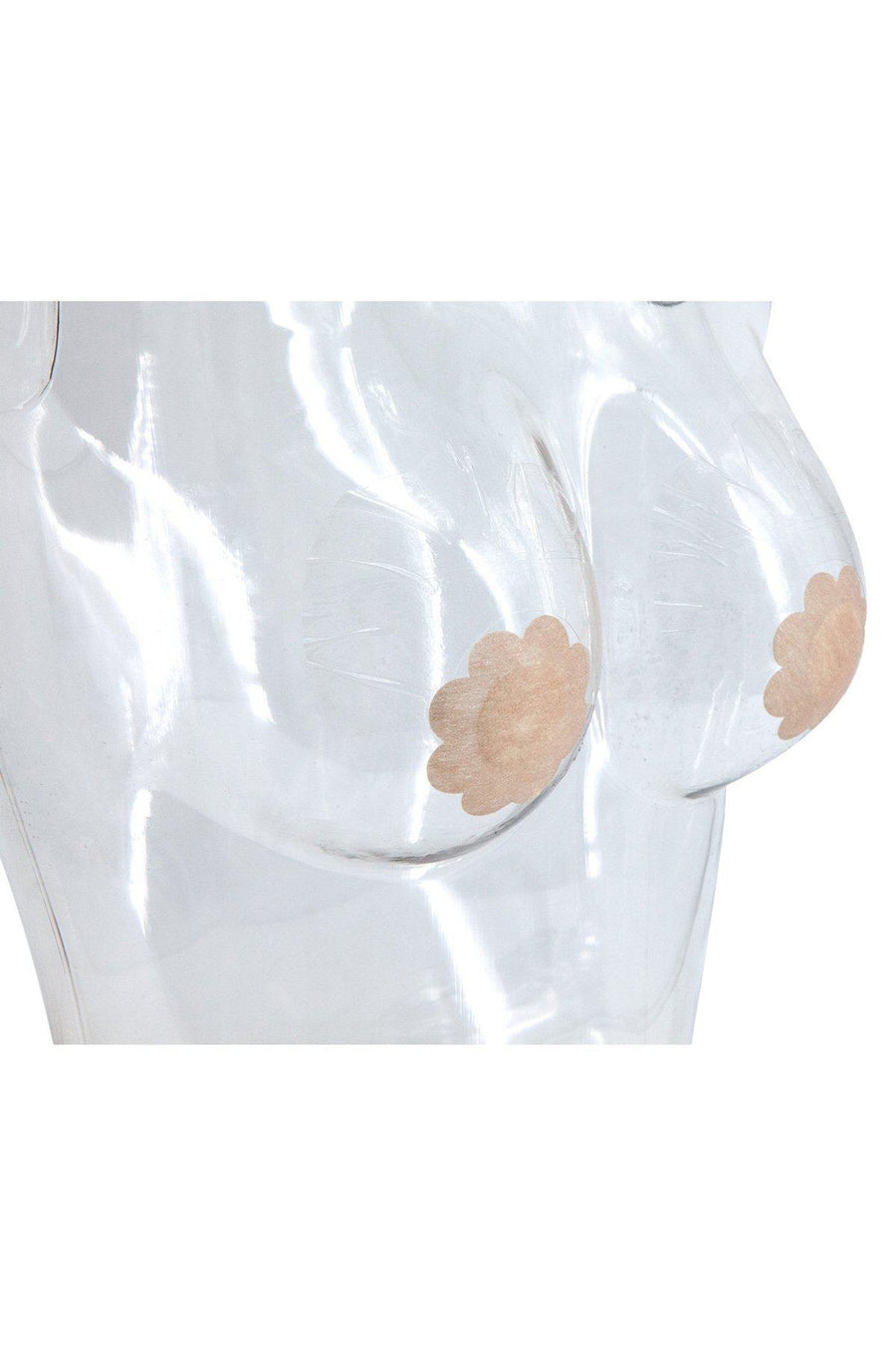 Flower Pasties-Pasties-BeWicked-Nude-O/S-SEXYSHOES.COM